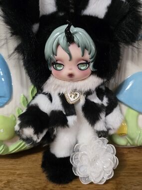 Custom Skullpanda Plush Pendant